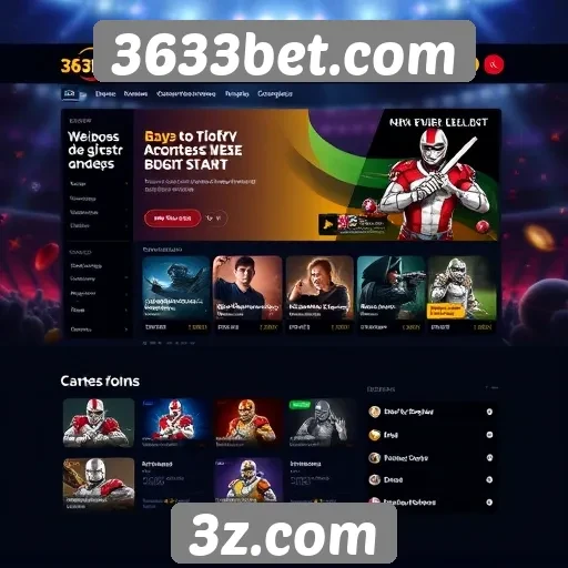 Experiência do usuário no design de 3633bet.com